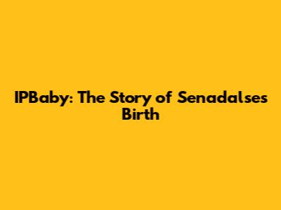 IPBaby: The Story of Senadalse's Birth