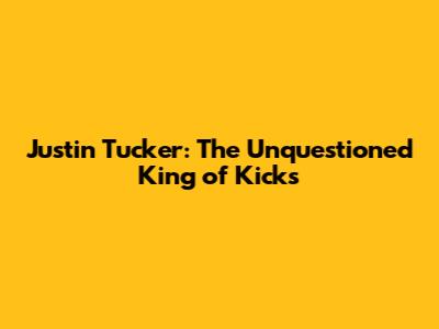 Justin Tucker: The Unquestioned King of Kicks