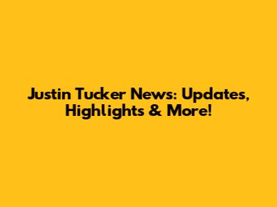 Justin Tucker News: Updates, Highlights & More!