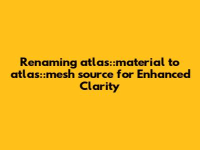 Renaming `atlas::material` to `atlas::mesh_source` for Enhanced Clarity